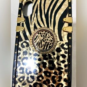 Black and Gold Square IPhone case